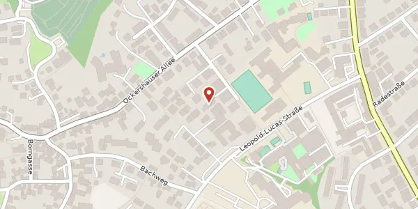 Karte der Umgebung von Ockershäuser Allee 38d, 35037 Marburg