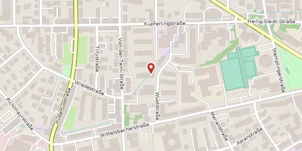 Karte der Umgebung von Wüststr. 3, 83022 Rosenheim