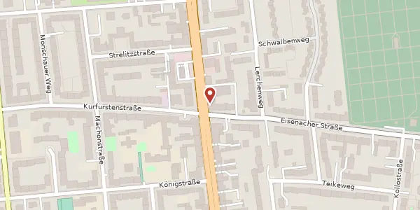 Karte der Umgebung von Mariendorfer Damm 51, 12109 Berlin