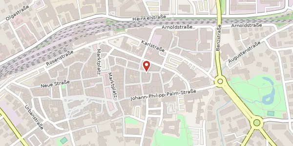 Karte der Umgebung von Höllgasse 24+26, 73614 Schorndorf