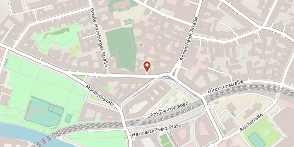 Karte der Umgebung von Oranienburger Straße 3, 10178 Berlin