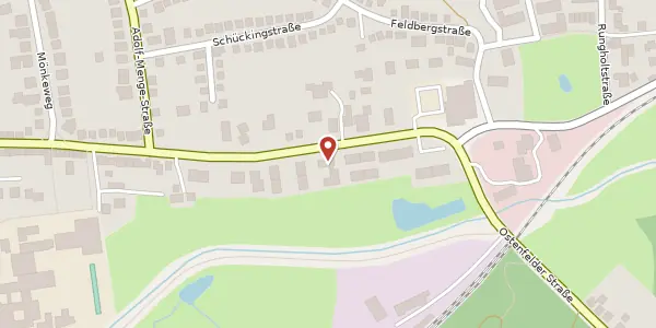 Karte der Umgebung von Osterhusumer Straße 56, 25813 Husum