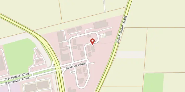 Karte der Umgebung von Athener Allee 16, 55129 Mainz