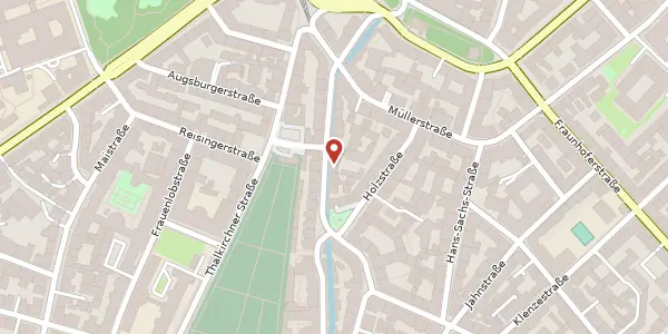 Karte der Umgebung von Pestalozzistr. 19, 80469 München