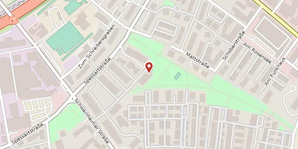 Karte der Umgebung von Christian-Schad-Str. 13, 63743 Aschaffenburg