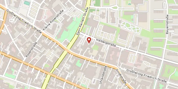 Karte der Umgebung von Halbergstraße 4, 66121 Saarbrücken
