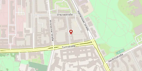 Karte der Umgebung von Pritzwalker Straße 2, 10559 Berlin
