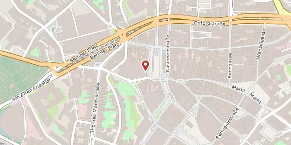 Karte der Umgebung von Friedensplatz 1, 53111 Bonn