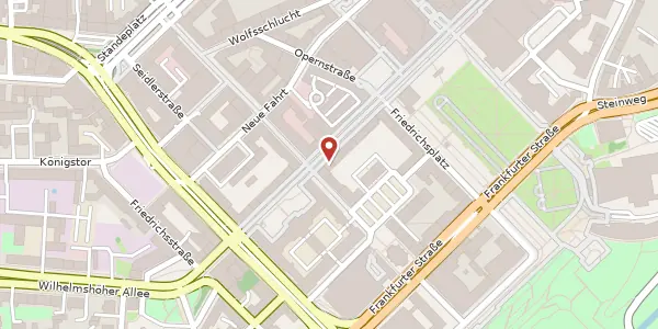 Karte der Umgebung von Obere Königsstraße 12, 34117 Kassel