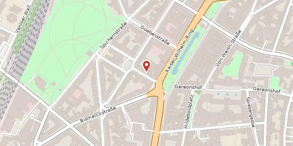 Karte der Umgebung von Herwarthstr. 6, 50672 Köln