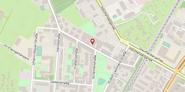 Karte der Umgebung von Buchenstraße 12 a, 01097 Dresden