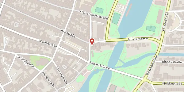 Karte der Umgebung von Hüxterdamm 2, 23552 Lübeck