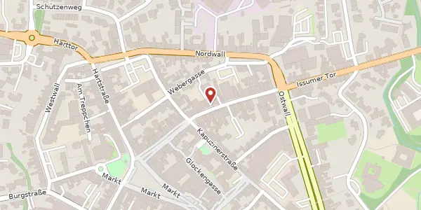 Karte der Umgebung von Issumer Str. 47-49, 47608 Geldern