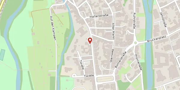 Karte der Umgebung von Königstr. 6, 59821 Arnsberg