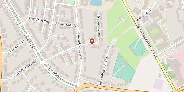 Karte der Umgebung von Erckensstraße 2, 52066 Aachen