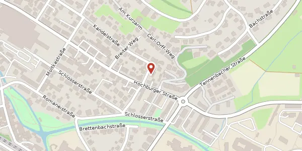 Karte der Umgebung von Kandelstraße 65, 79312 Emmendingen