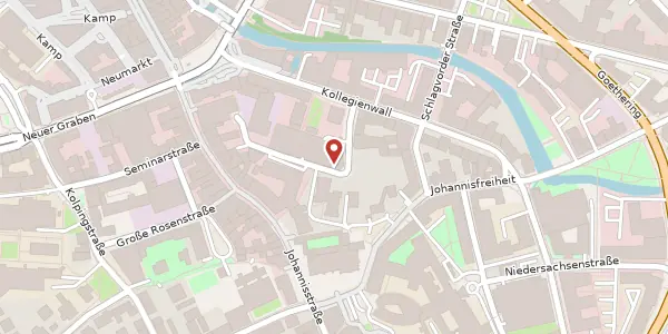 Karte der Umgebung von Am Landgericht 2, 49074 Osnabrück
