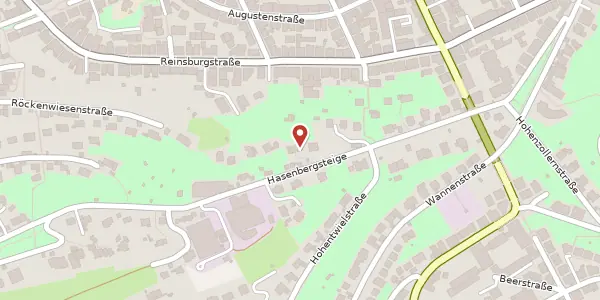 Karte der Umgebung von Hasenbergsteige 42 a, 70197 Stuttgart