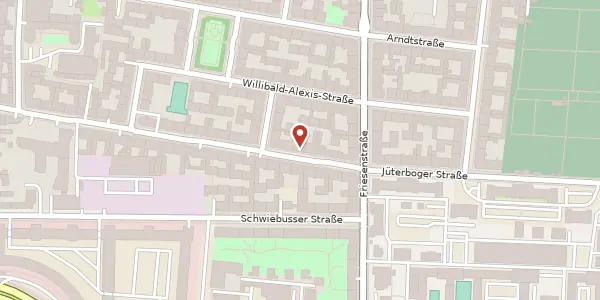 Karte der Umgebung von Fidicinstraße 28, 10965 Berlin