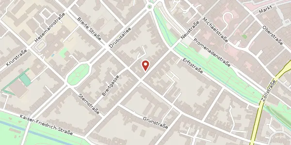 Karte der Umgebung von Kanalstr. 29, 41460 Neuss