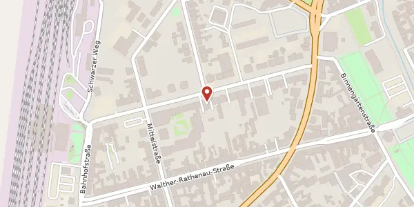 Karte der Umgebung von Lindenstraße 19, 06749 Bitterfeld-Wolfen OT Bitterfeld