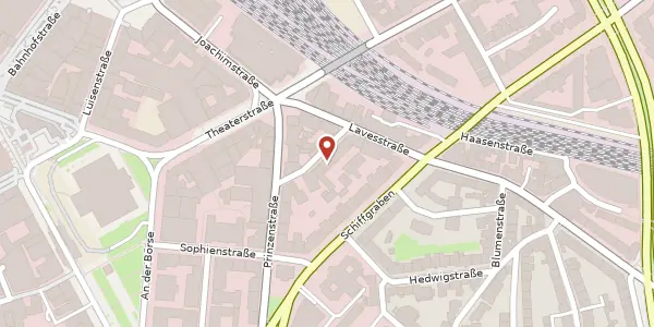 Karte der Umgebung von Alexanderstraße 3a, 30159 Hannover