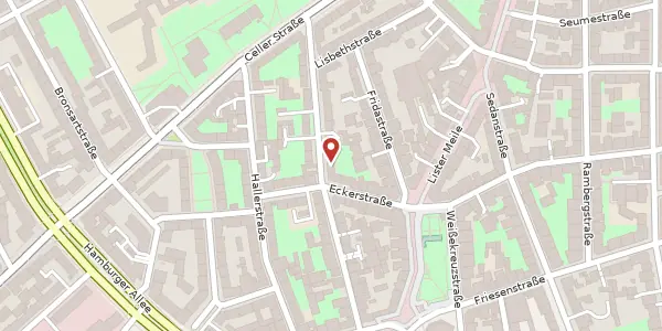 Karte der Umgebung von Kronenstraße 24, 30161 Hannover