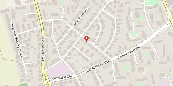 Karte der Umgebung von Heilmannstr. 23, 60439 Frankfurt