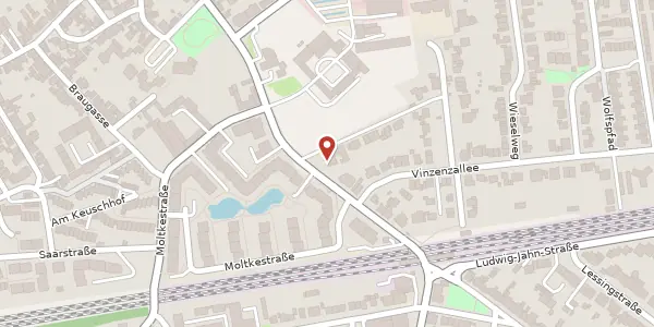Karte der Umgebung von Brauweilerstr. 14, 50859 Köln
