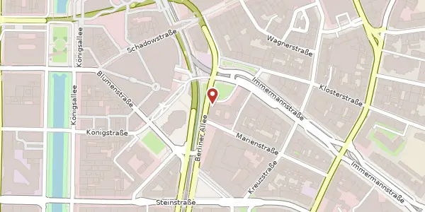 Karte der Umgebung von Berliner Allee 10, 40212 Düsseldorf