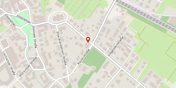 Karte der Umgebung von Reicker Straße 12, 01219 Dresden