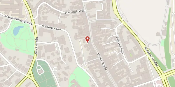 Karte der Umgebung von Große Straße 63, 24937 Flensburg