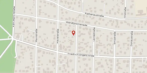 Karte der Umgebung von Neckarstraße 58, 14612 Falkensee
