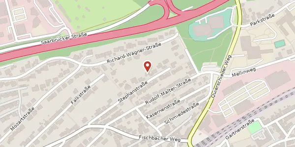 Karte der Umgebung von Stephanstraße 21, 66280 Sulzbach