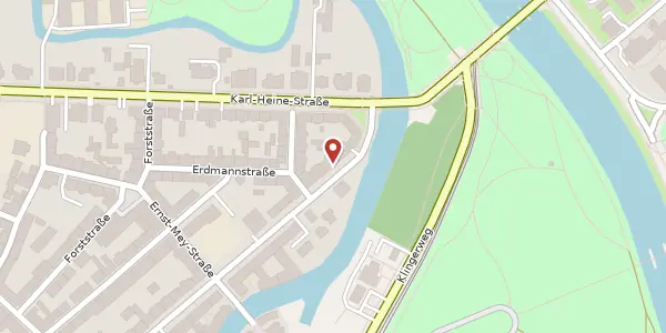 Karte der Umgebung von Nonnenstraße 2B, 04229 Leipzig