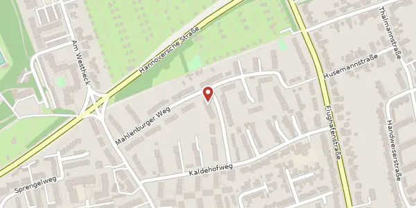 Karte der Umgebung von Welheimer Weg 14, 44309 Dortmund