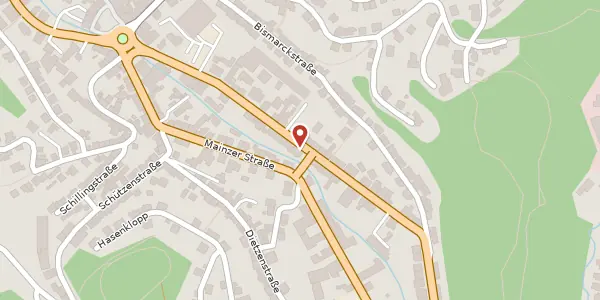 Karte der Umgebung von Hauptstraße 123, 55743 Idar-Oberstein