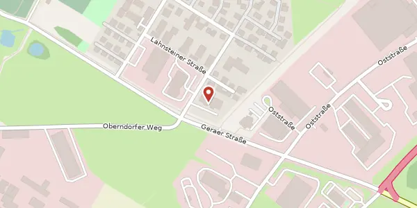 Karte der Umgebung von Lahnsteiner Straße 7, 07629 Hermsdorf