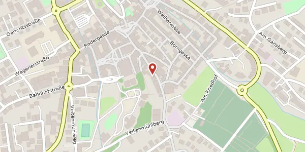 Karte der Umgebung von Obergasse 21, 65510 Idstein