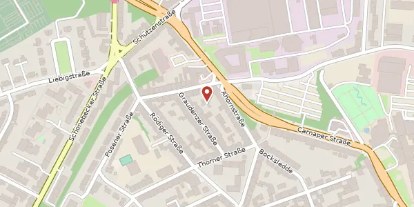Karte der Umgebung von Graudenzer Str. 20a, 42283 Wuppertal