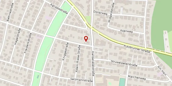 Karte der Umgebung von Rollenhagenstr. 53, 81739 München