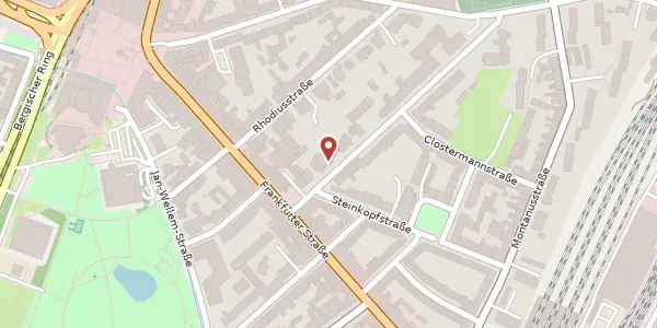 Karte der Umgebung von Elisabeth-Breuer-Str. 7, 51065 Köln