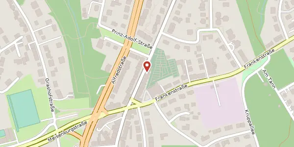 Karte der Umgebung von Bredeneyer Str. 79, 45133 Essen