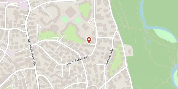 Karte der Umgebung von Dompfaffenweg 19 f, 82538 Geretsried