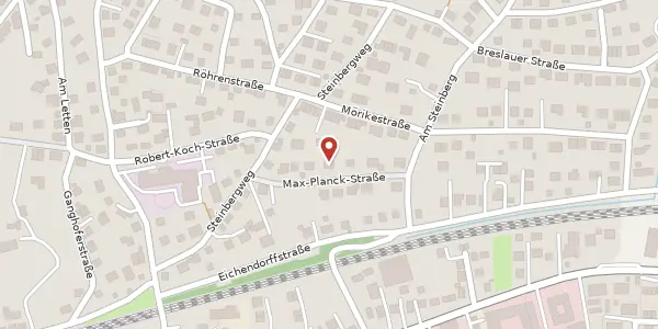 Karte der Umgebung von Max-Planck-Str. 5, 91217 Hersbruck