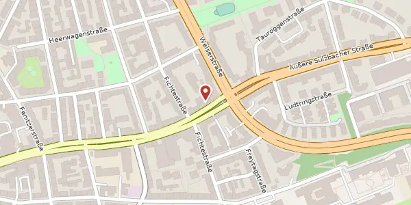 Karte der Umgebung von Äußere Sulzbacher Str. 15, 90489 Nürnberg