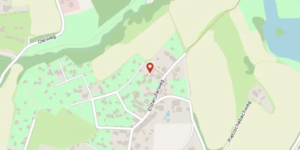 Karte der Umgebung von Elsteruferweg 97, 08525 Plauen