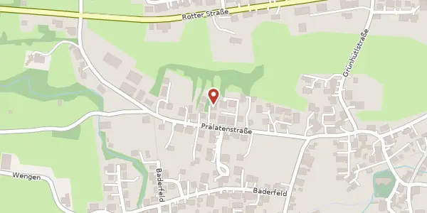 Karte der Umgebung von Prälatenstr. 17 a, 86911 Dießen a. Ammersee