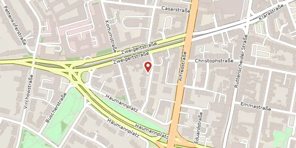 Karte der Umgebung von Goethestr. 106, 45130 Essen
