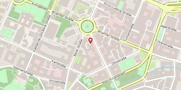 Karte der Umgebung von Max-Joseph-Str. 9, 80333 München